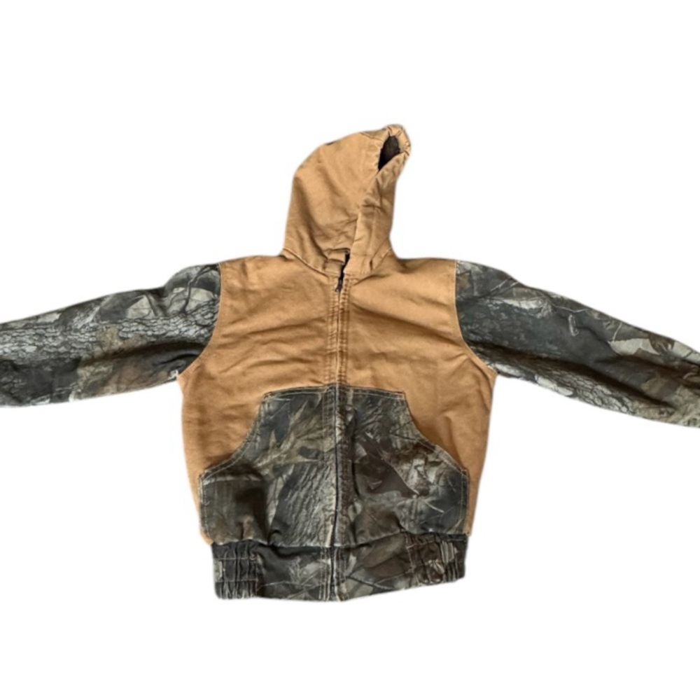 Redhead Realtree Hardwoods Camo Youth Small Jacket Canvas Hunting Outerwear